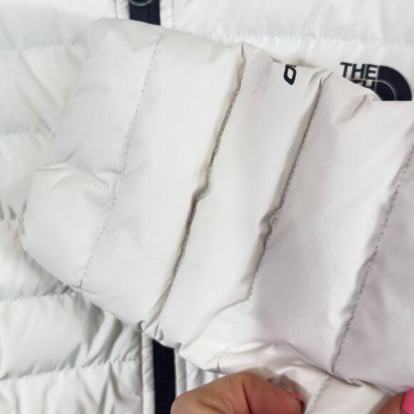 The North Face Woman's Stretch Down Jacket White Small - Picture 6 of 7